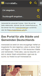 Mobile Screenshot of meinestadt.de