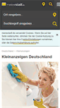 Mobile Screenshot of kleinanzeigen.meinestadt.de